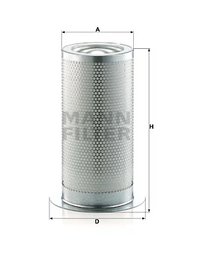 Mann-Filter - LE 16 008 - Luftentölelement
