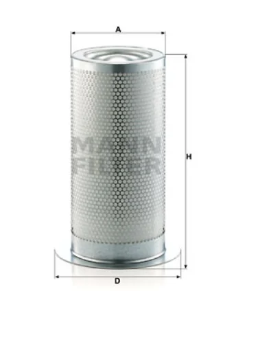 Mann-Filter - LE 27 002 x - Luftentölelement (inkl. Dichtung)