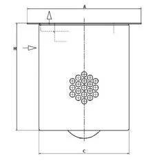 Mann-Filter - LE 39 004 x - Luftentölelement