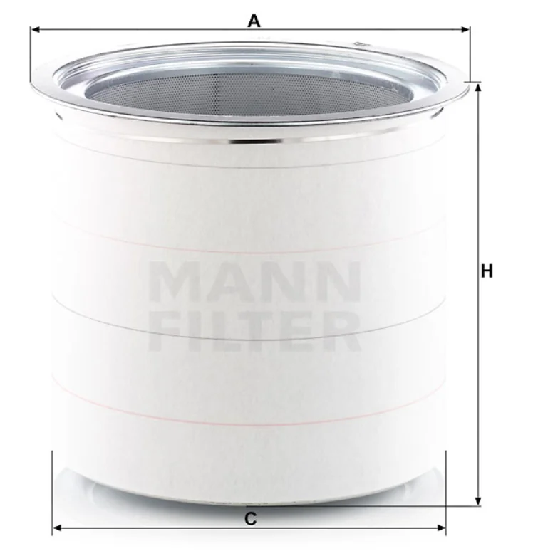 Mann-Filter - LE 68 001 - Luftentölelement
