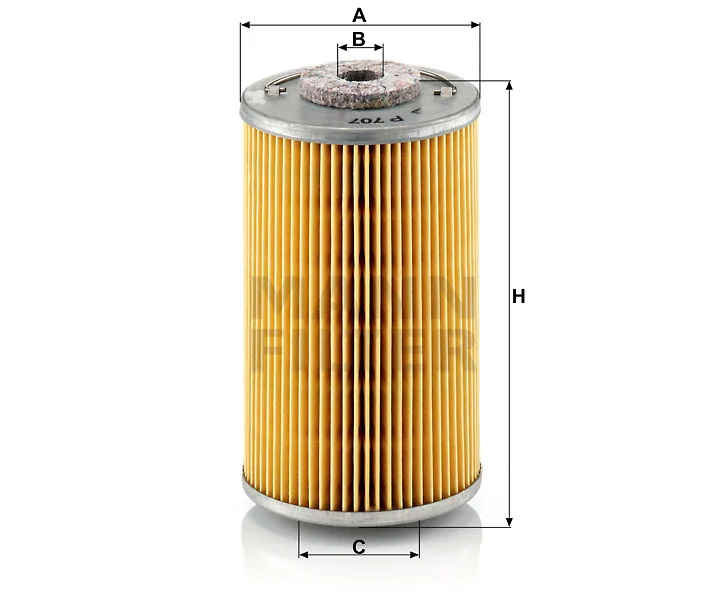 Mann-Filter - P 707 - Kraftstofffilterelement