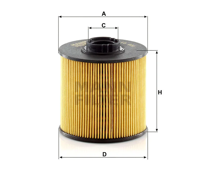 Mann-Filter - PU 10 004 z - Kraftstofffilterelement (metallfrei)