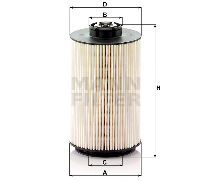 Mann-Filter - PU 1058/1 x - Kraftstofffilterelement RME Resistant