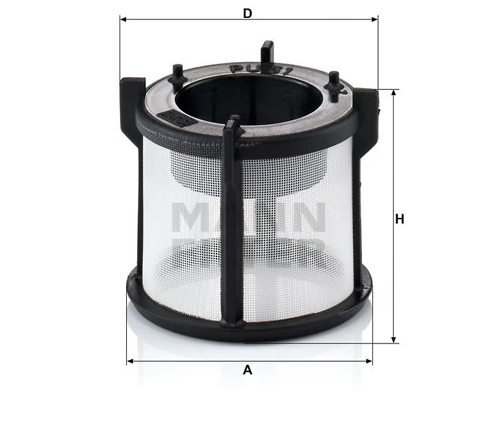 Mann-Filter - PU 51 x - Kraftstofffilterelement (metallfrei)
