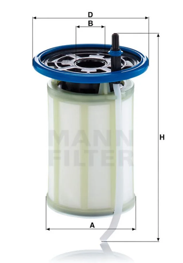 Mann-Filter - PU 7018 - Kraftstofffilterelement (metallfrei)