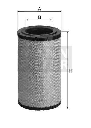 Mann-Filter - SP 3022-2 - Luftfilterelement (Servicekit)