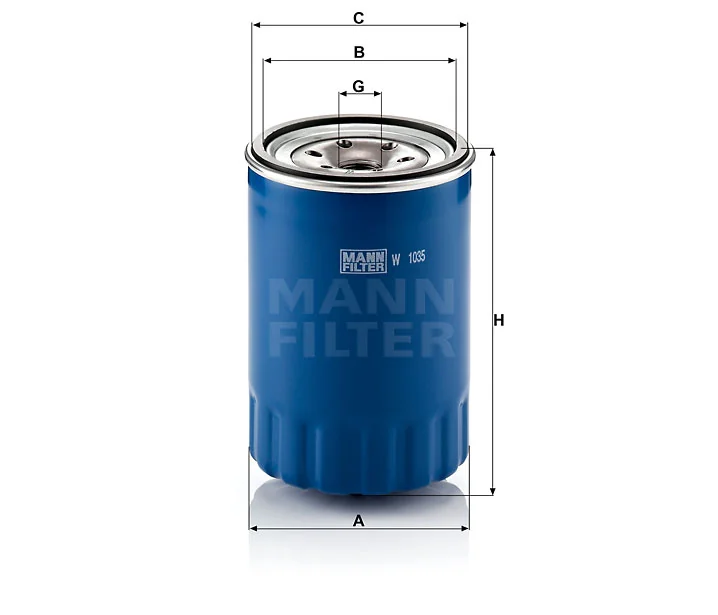 Mann-Filter - W 1035 - Wechselfilter