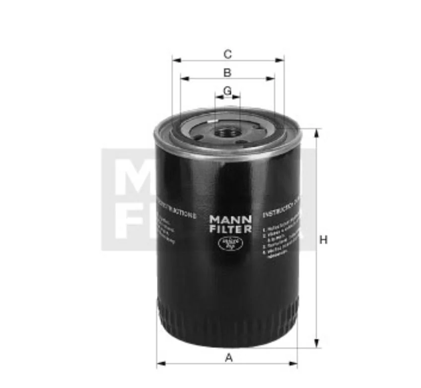 Mann-Filter - W 11 106 - Ölfilter SpinOn