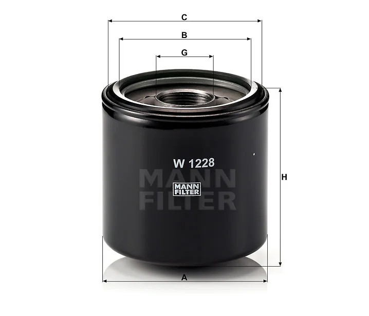 Mann-Filter - W 1228 - Wechselfilter
