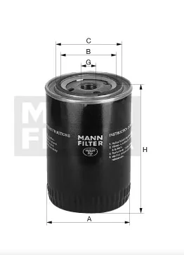 Mann-Filter - W 7053 - Ölfilter SpinOn