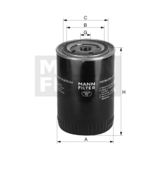 Mann-Filter - W 7058 - Ölfilter SpinOn
