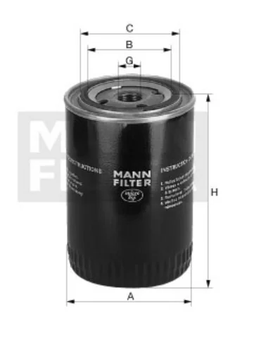 Mann-Filter - W 7071 - Ölfilter SpinOn