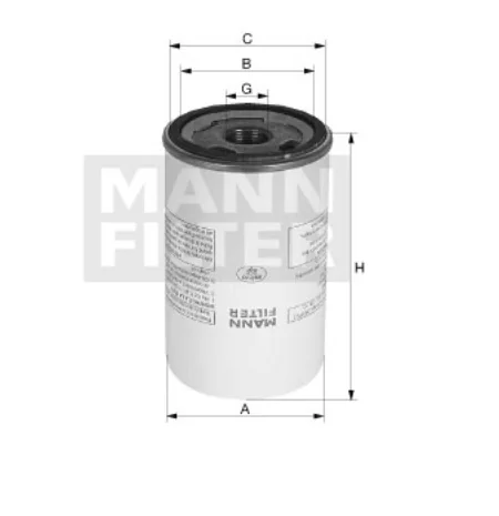 Mann-Filter - W 8030 - Ölfilter SpinOn