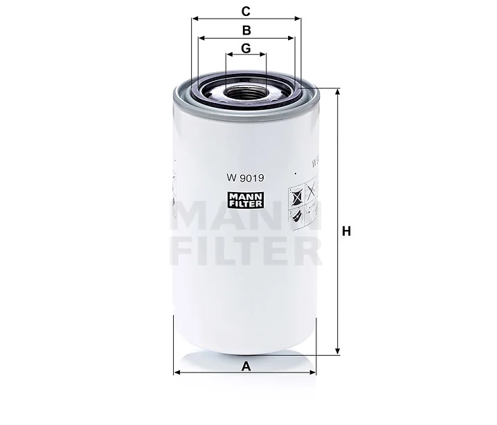 Mann-Filter - W 9019 - Wechselfilter