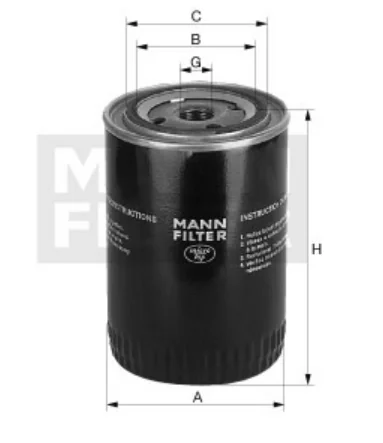 Mann-Filter - W 950/48 - Ölfilter SpinOn