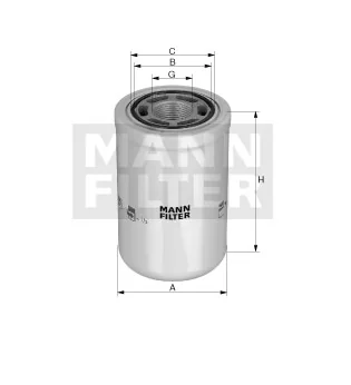 Mann-Filter - WD 920/9 - Wechselfilter SpinOn