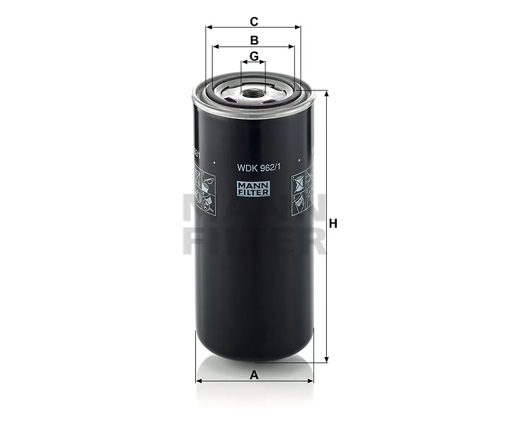 Mann-Filter - WDK 962/1 - Kraftstoffwechselfilter