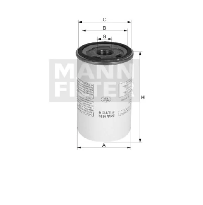 Mann-Filter - WDK 962/20 - Kraftstoffwechselfilter