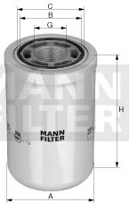 Mann-Filter - WH 10 005 - Wechselfilter