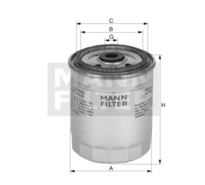 Mann-Filter - WK 11 051 - Kraftstofffilter SpinOn