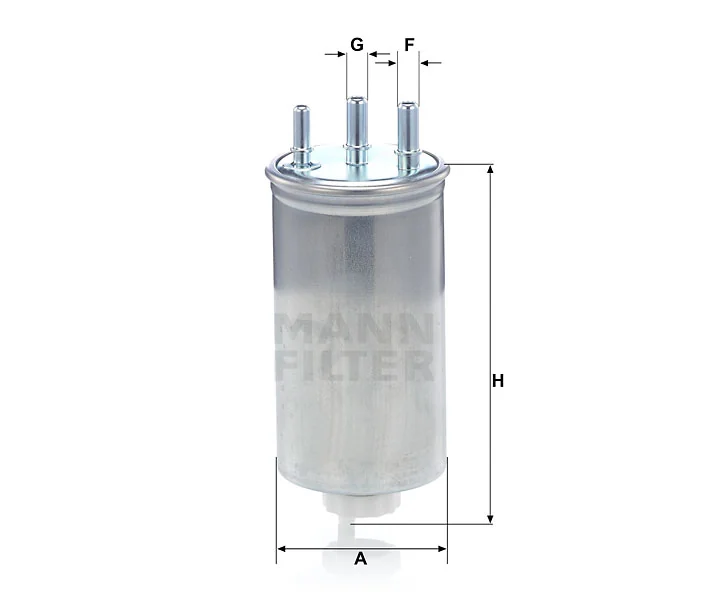 Mann-Filter - WK 8039 - Kraftstoff-Leitungsfilter (Inline)