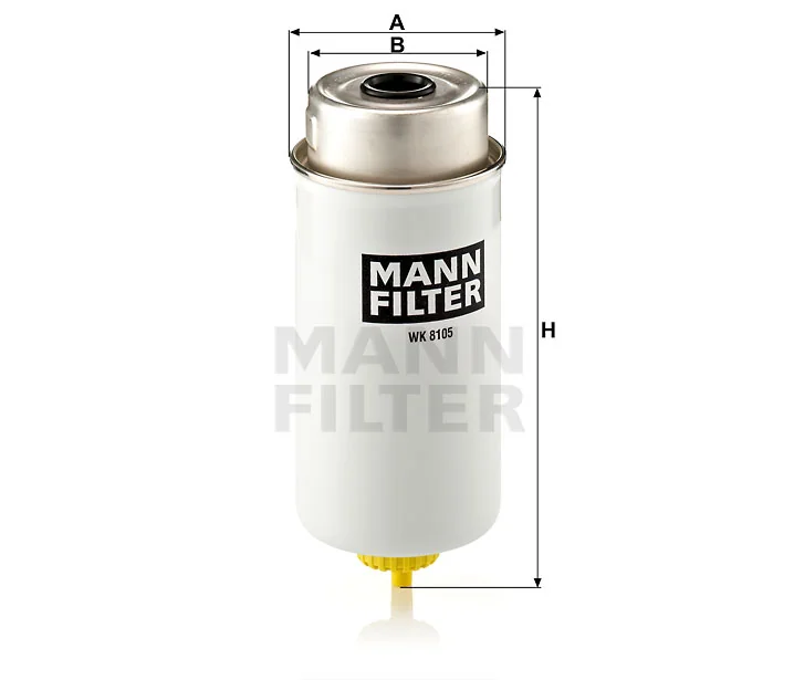 Mann-Filter - WK 8105 - Kraftstoffwechselfilter