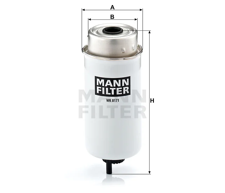 Mann-Filter - WK 8171 - Kraftstoffwechselfilter