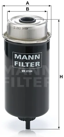 Mann-Filter - WK 8184 - Kraftstofffilter SpinOn