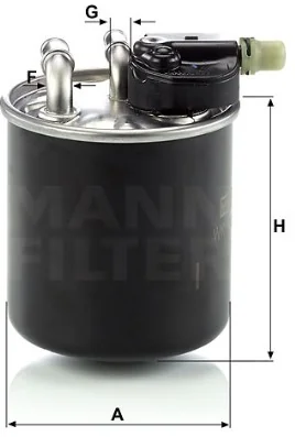 Mann-Filter - WK 820/14 - Kraftstoff-Leitungsfilter (Inline)