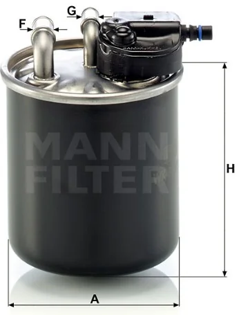 Mann-Filter - WK 820/21 - Kraftstoff-Leitungsfilter (Inline)