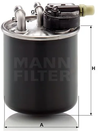 Mann-Filter - WK 820/22 - Kraftstoff-Leitungsfilter (Inline)