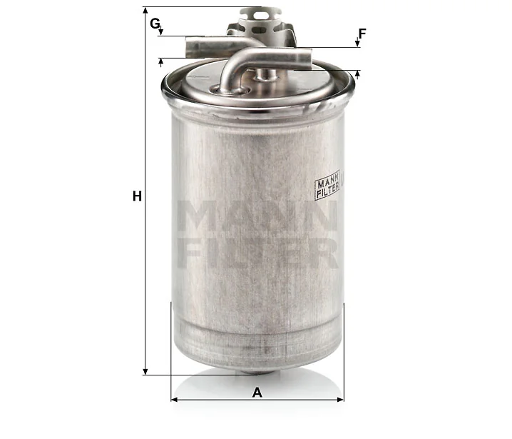 Mann-Filter - WK 842/21 x - Kraftstoff-Leitungsfilter (Inline)