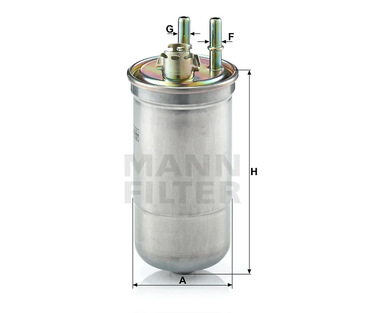 Mann-Filter - WK 853/13 - Kraftstoff-Leitungsfilter (Inline)