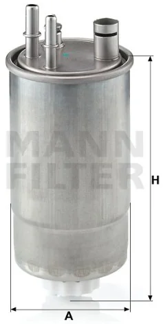 Mann-Filter - WK 853/20 - Kraftstoff-Leitungsfilter (Inline)
