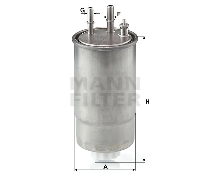 Mann-Filter - WK 853/21 - Kraftstoff-Leitungsfilter (Inline)