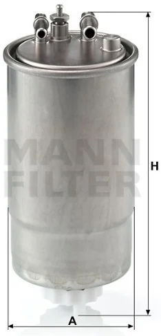 Mann-Filter - WK 853/23 - Kraftstoff-Leitungsfilter (Inline)