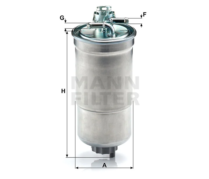Mann-Filter - WK 853/3 x - Kraftstoff-Leitungsfilter (Inline)