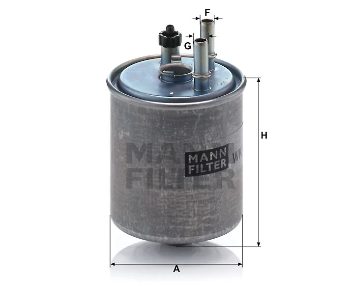 Mann-Filter - WK 918/2 x - Kraftstoff-Leitungsfilter (Inline)