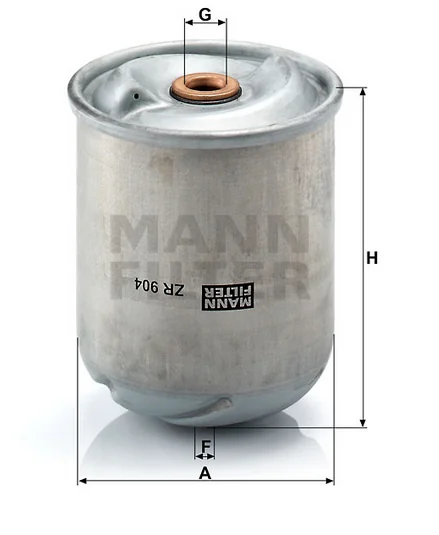 Mann-Filter - ZR 904 x - Ölfilterelement (für Zentrifuge)