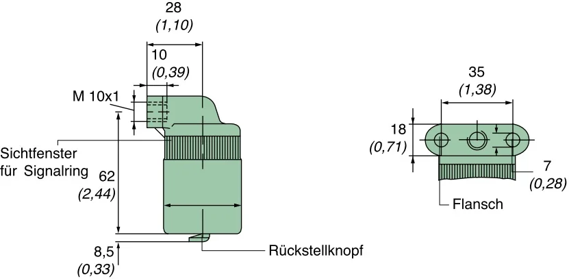 Mann Hummel - 39 000 62 925 - Wartungsanzeiger, 50mbar
