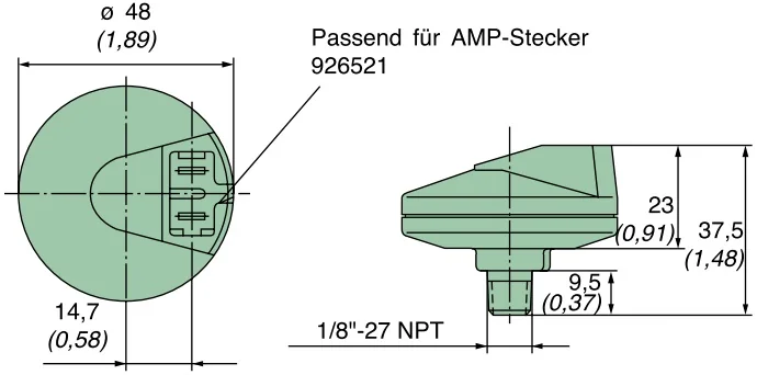 Mann Hummel - 39 055 70 962 - Wartungsschalter, Schließer, 55mbar