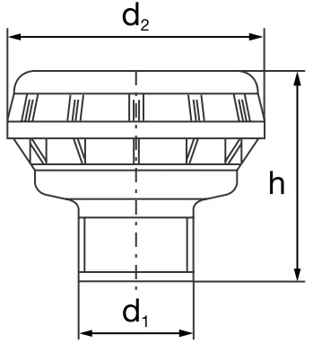 Mann Hummel - 45 003 65 900 - Luftfilter (Be- und Entlüftung NW35)