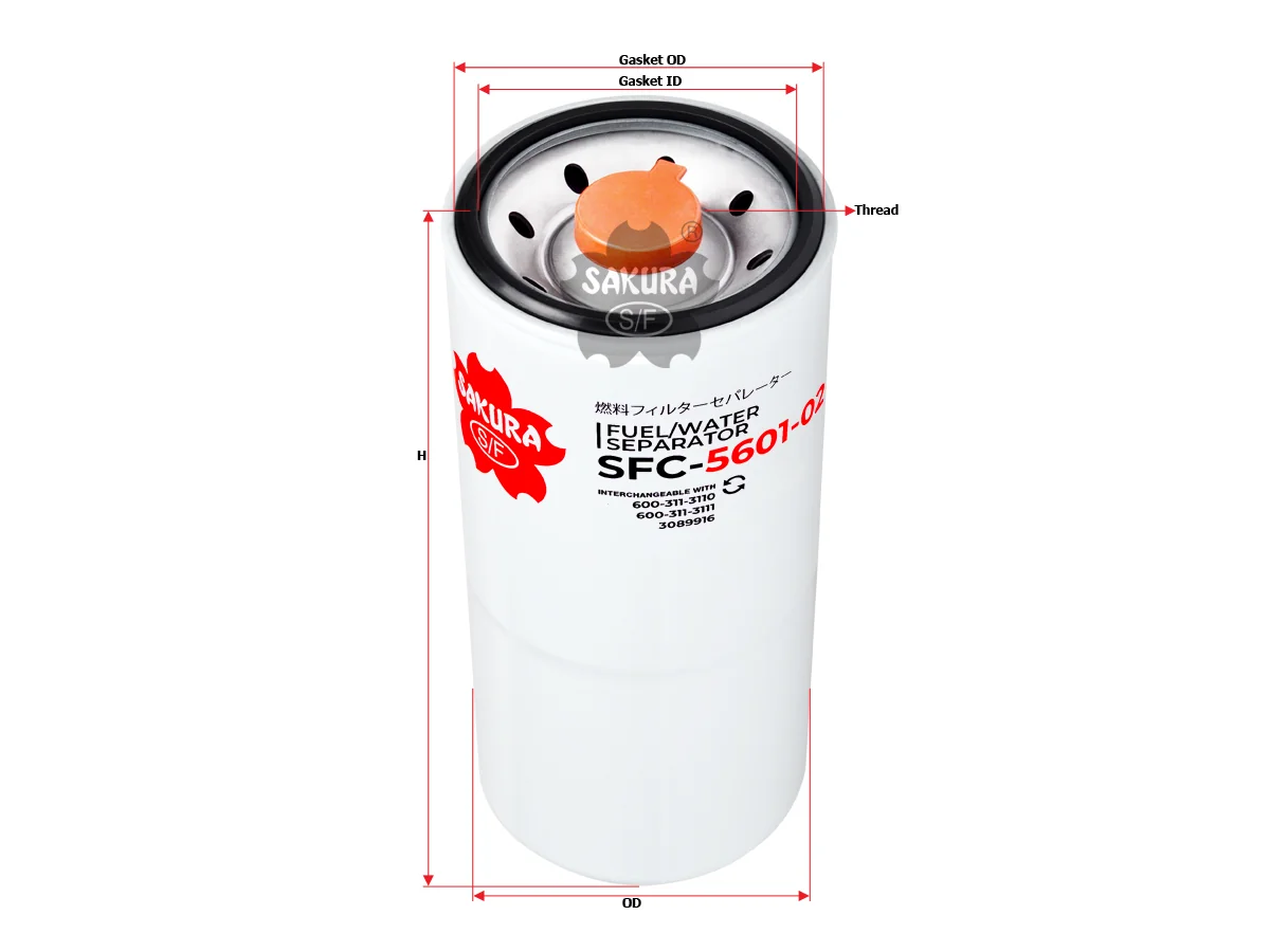 Sakura - SFC-5601-02 - Kraftstofffilter SpinOn