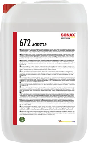 Sonax - SONAX AcidStar - 25 Ltr - SONAX AcidStar - 25 Ltr