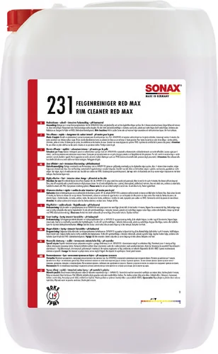 Sonax - SONAX Felgenreiniger Red Max - 25 Ltr - SONAX Felgenreiniger Red Max - 25 Ltr