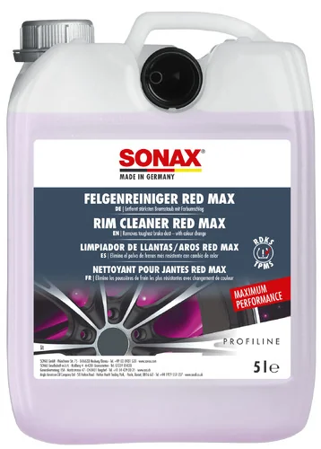 Sonax - SONAX Felgenreiniger Red Max - 5 Ltr - SONAX Felgenreiniger Red Max - 5 Ltr