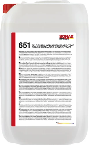 Sonax - SONAX Felgenreiniger sauer Konzentrat - 25 Ltr
