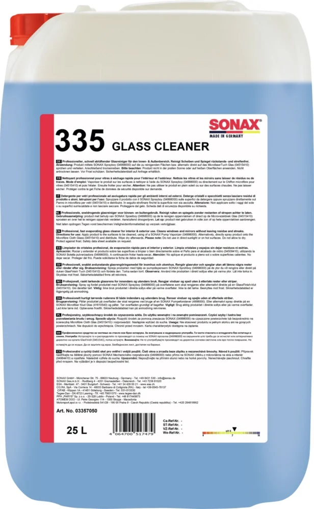Sonax - SONAX GlassCleaner - 25 Ltr