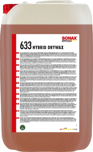 Sonax - SONAX Hybrid DryWax - 25 Ltr - SONAX Hybrid DryWax - 25 Ltr