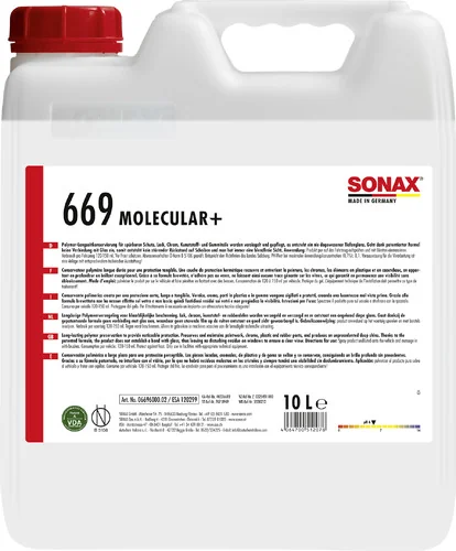 Sonax - SONAX Molecular+ - 10 Ltr - SONAX Molecular+ - 10 Ltr